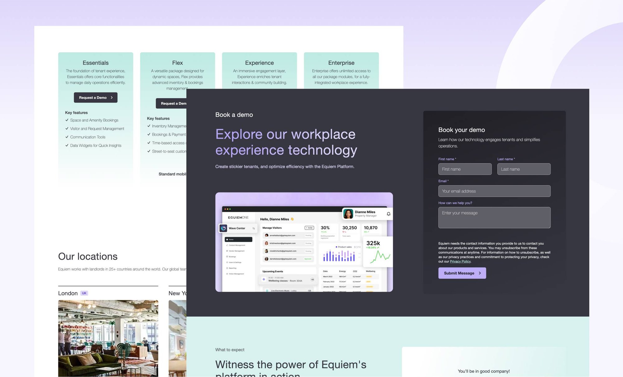 Equiem Portfolio Demo page