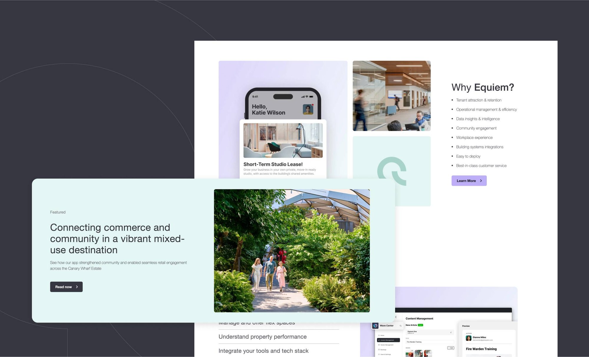 Equiem Portfolio Why Equiem page