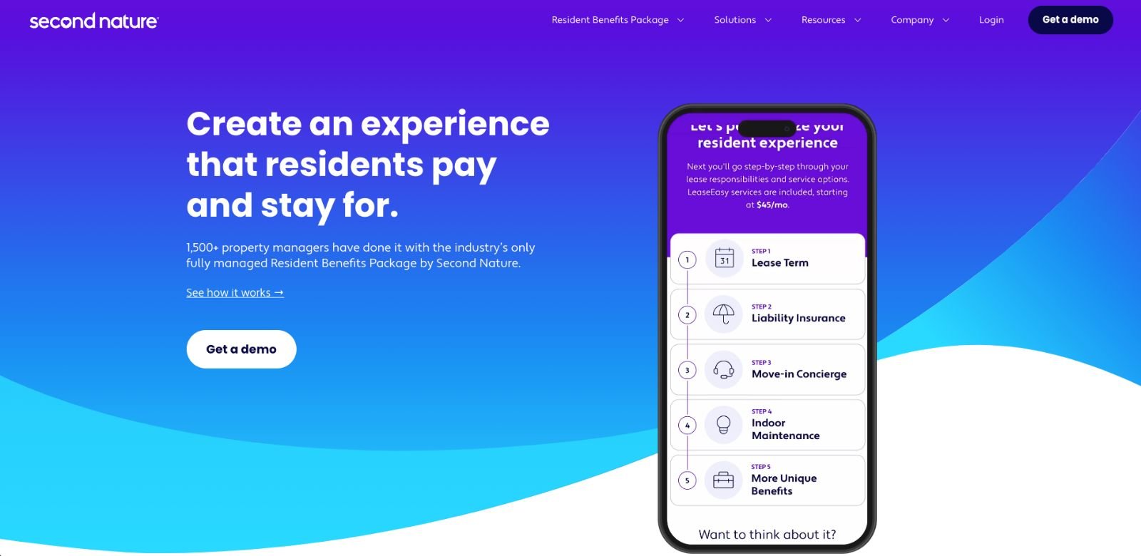 secondnature-saas-website