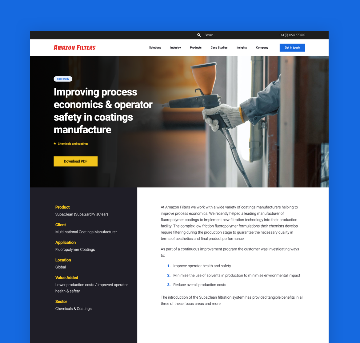 amazonfilters case study page