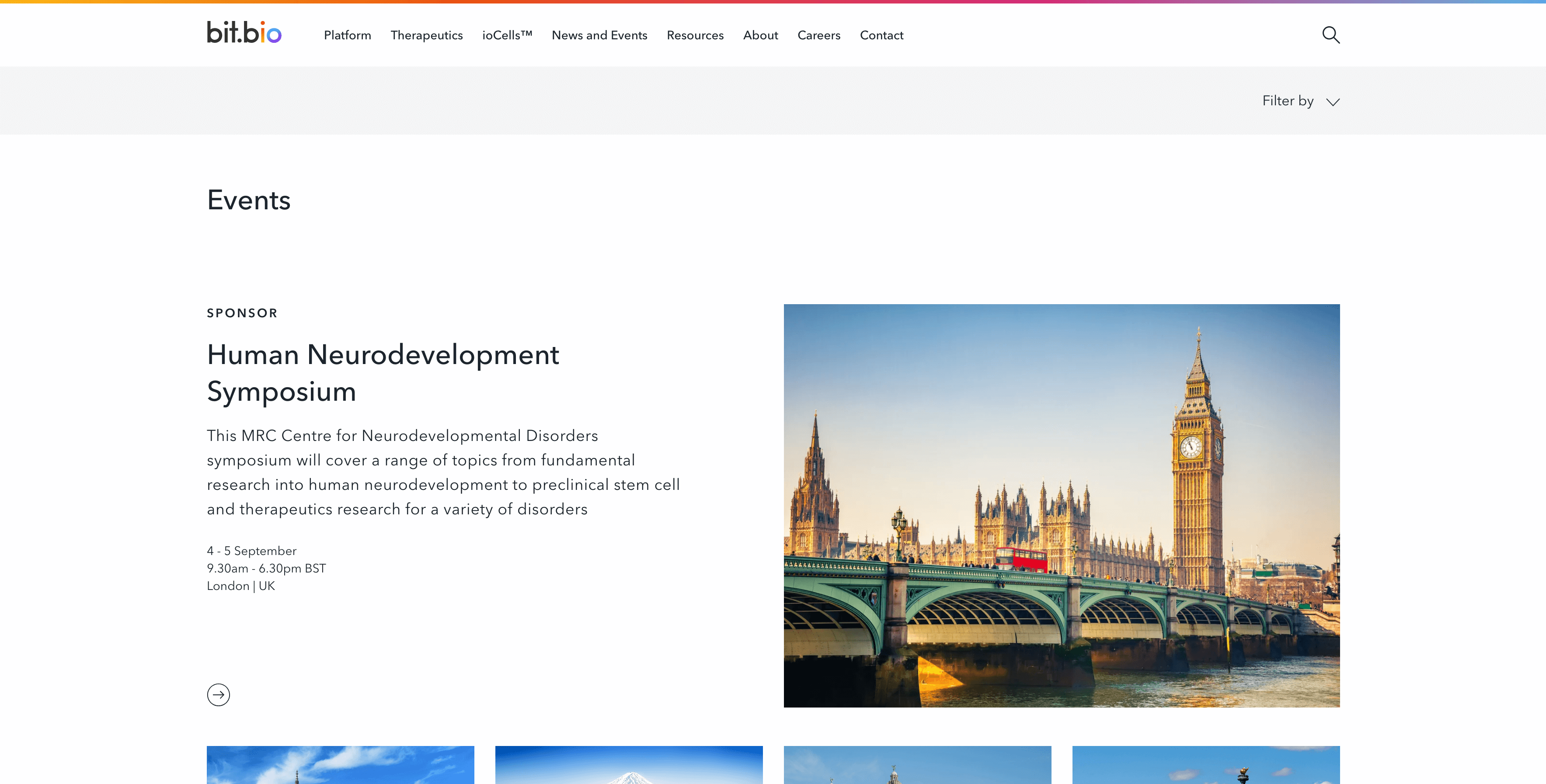 events listing using hubdb