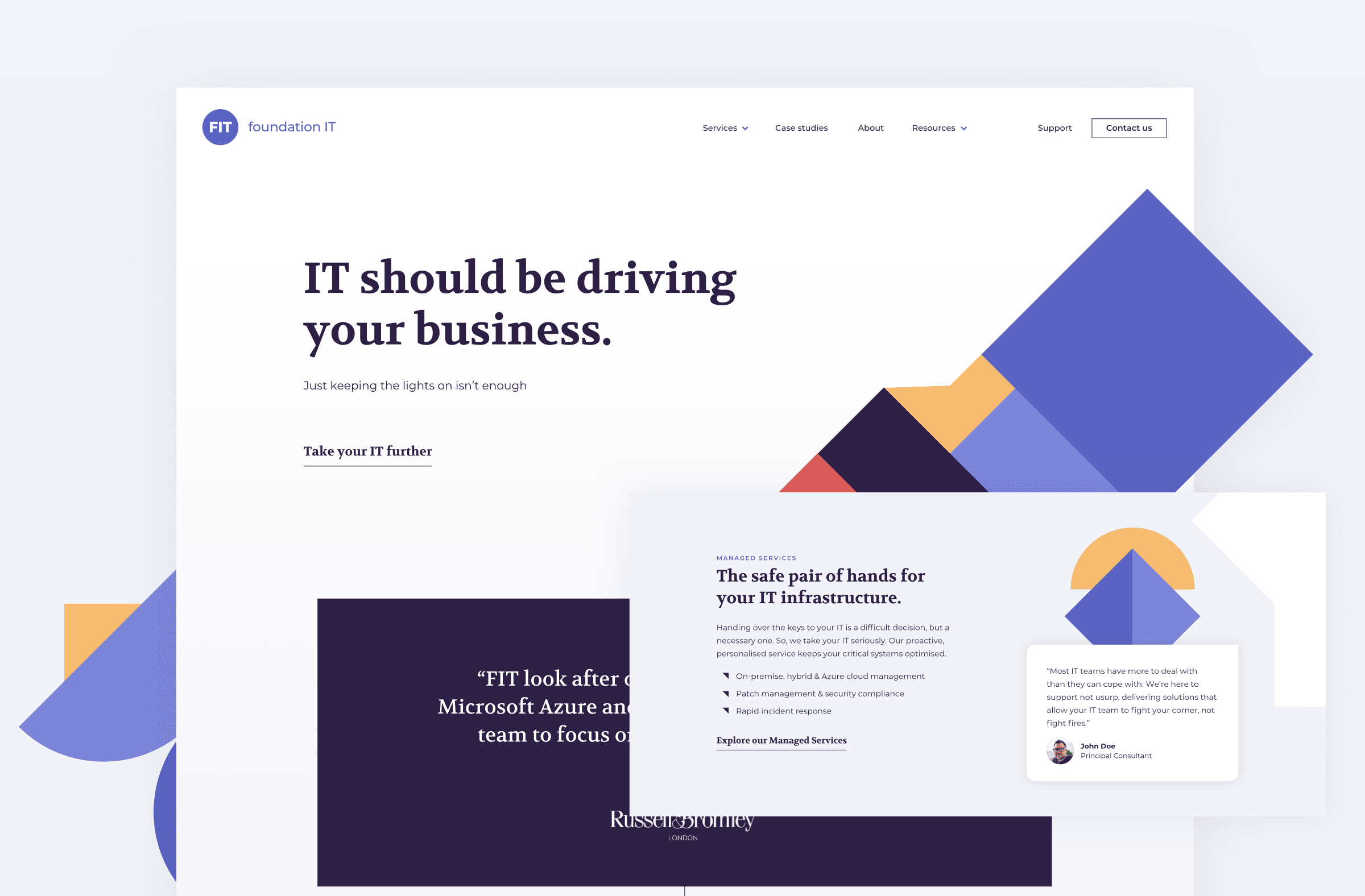 foundation it services page